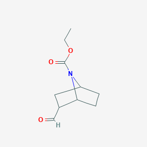 Ethyl 2-formyl-7-azabicyclo[2.2.1]heptane-7-carboxylate