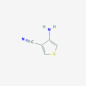 molecular formula C5H4N2S B3190085 4-Aminothiophene-3-carbonitrile CAS No. 391681-11-1