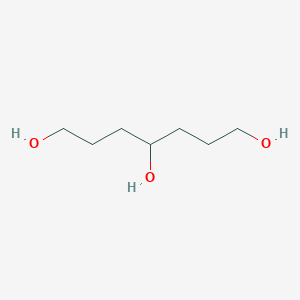 molecular formula C7H16O3 B3190093 1,4,7-Heptanetriol CAS No. 3920-53-4