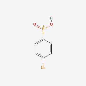 molecular formula C6H5BrO2P+ B3190103 (4-Bromophenyl)phosphinic acid CAS No. 39238-95-4