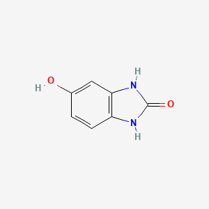molecular formula C7H6N2O2 B3190138 2H-Benzimidazol-2-one, 1,3-dihydro-5-hydroxy- CAS No. 39513-24-1