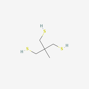 molecular formula C5H12S3 B3190148 1,3-Propanedithiol, 2-(mercaptomethyl)-2-methyl- CAS No. 39597-87-0