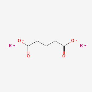 molecular formula C5H6K2O4 B3190155 Dipotassium glutarate CAS No. 39649-90-6