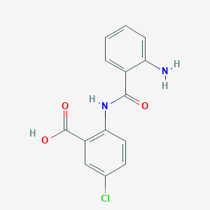 2-(2-Aminobenzamido)-5-chlorobenzoic acid