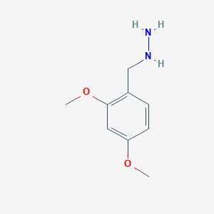 molecular formula C9H14N2O2 B3190207 (2,4-Dimethoxybenzyl)hydrazine CAS No. 401633-35-0