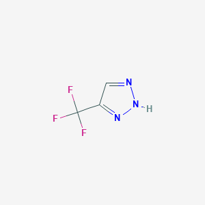 molecular formula C3H2F3N3 B3190320 5-(Trifluoromethyl)-1H-1,2,3-triazole CAS No. 40964-54-3