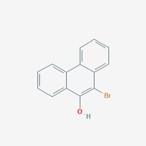 molecular formula C14H9BrO B3190360 10-Bromophenanthren-9-ol CAS No. 4120-76-7