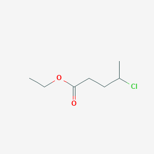 molecular formula C7H13ClO2 B3190411 4-Chloro-pentanoic acid ethyl ester CAS No. 41869-16-3