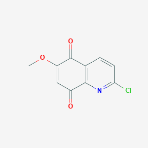 molecular formula C10H6ClNO3 B3190428 2-Chloro-6-methoxyquinoline-5,8-dione CAS No. 42065-07-6