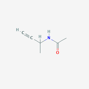 molecular formula C6H9NO B3190439 N-(But-3-yn-2-yl)acetamide CAS No. 42105-25-9