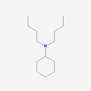 molecular formula C14H29N B3190452 N,N-dibutylcyclohexanamine CAS No. 4230-04-0
