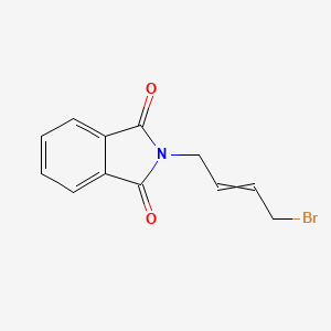 molecular formula C12H10BrNO2 B3190471 N-(4-bromo-2-butenyl)phthalimide CAS No. 42561-71-7
