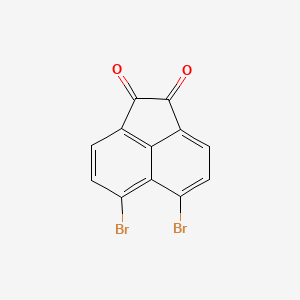 molecular formula C12H4Br2O2 B3190501 5,6-Dibromoacenaphthylene-1,2-dione CAS No. 43017-99-8