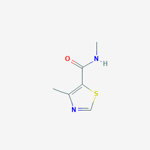 molecular formula C6H8N2OS B3190547 N,4-dimethyl-5-Thiazolecarboxamide CAS No. 439692-06-5