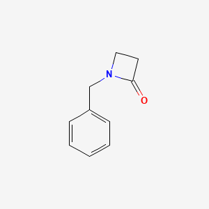 molecular formula C10H11NO B3190596 1-Benzylazetidin-2-one CAS No. 4458-64-4