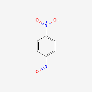 molecular formula C6H4N2O3 B3190631 1-Nitro-4-nitrosobenzene CAS No. 4485-08-9