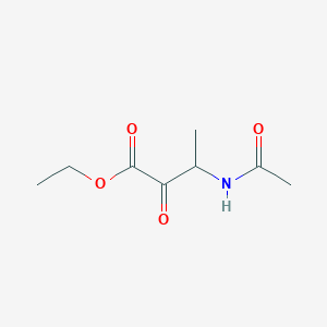 Butanoic acid, 3-(acetylamino)-2-oxo-, ethyl ester