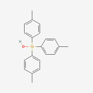 molecular formula C21H22OSi B3190656 Tris(4-methylphenyl)silanol CAS No. 4569-24-8