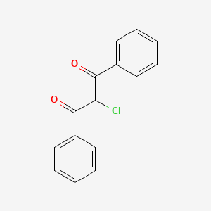 molecular formula C15H11ClO2 B3190660 1,3-Propanedione, 2-chloro-1,3-diphenyl- CAS No. 4571-27-1