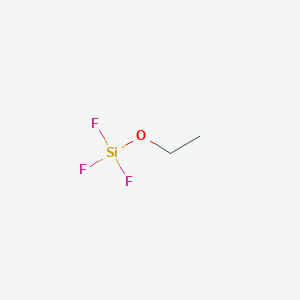 molecular formula C2H5F3OSi B3190683 Ethoxy(trifluoro)silane CAS No. 460-55-9