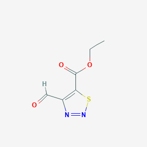 Ethyl 4-formyl-1,2,3-thiadiazole-5-carboxylate