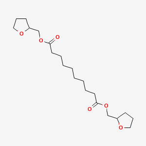 molecular formula C20H34O6 B3190707 Bis(tetrahydrofurfuryl) sebacate CAS No. 4650-79-7