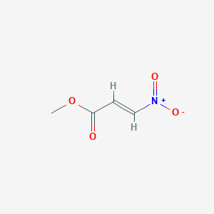 molecular formula C4H5NO4 B3190774 3-Nitroacrylic acid methyl ester CAS No. 4749-37-5