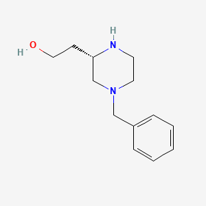 (S)-2-(4-benzylpiperazin-2-yl)ethanol