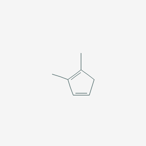 molecular formula C7H10 B3190796 1,2-Dimethylcyclopentadiene CAS No. 4784-86-5