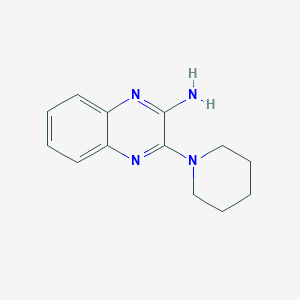 2-(Piperidin-1-YL)-3-aminoquinoxaline