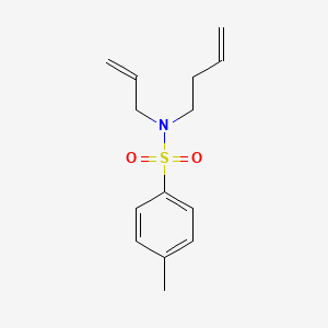 molecular formula C14H19NO2S B3190832 Benzenesulfonamide, N-3-butenyl-4-methyl-N-2-propenyl- CAS No. 483370-09-8