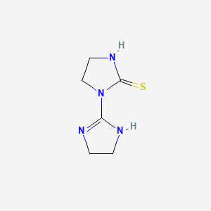 2-Imidazolidinethione, 1-(4,5-dihydro-1H-imidazol-2-yl)-