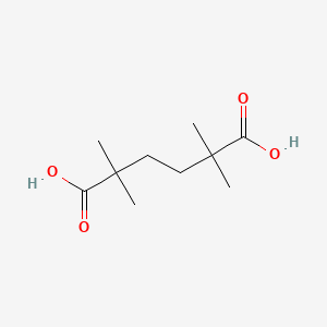 molecular formula C10H18O4 B3190860 2,2,5,5-TETRAMETHYLHEXANEDIOIC ACID CAS No. 4916-85-2