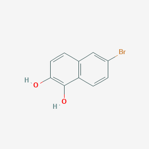 molecular formula C10H7BrO2 B3190952 6-Bromonaphthalene-1,2-diol CAS No. 50457-15-3