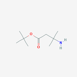 molecular formula C9H19NO2 B3191007 Tert-butyl 3-amino-3-methylbutanoate CAS No. 51313-75-8