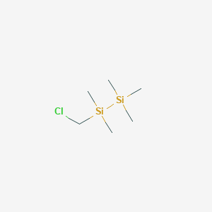 molecular formula C6H17ClSi2 B3191104 chloromethyl-dimethyl-trimethylsilylsilane CAS No. 5181-46-4
