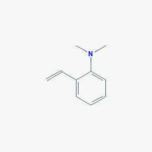 molecular formula C10H13N B3191300 DIMETHYL-(2-VINYL-PHENYL)-AMINE CAS No. 5339-18-4