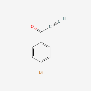 molecular formula C9H5BrO B3191380 1-(4-bromophenyl)prop-2-yn-1-one CAS No. 54012-24-7