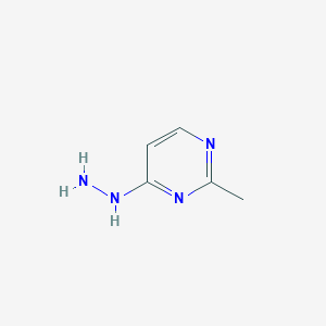 molecular formula C5H8N4 B3191496 4-Hydrazinyl-2-methylpyrimidine CAS No. 54759-99-8