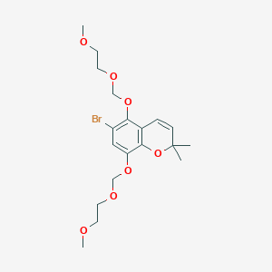 6-Bromo-5,8-bis[(2-methoxyethoxy)methoxy]-2,2-dimethyl-2H-1-benzopyran
