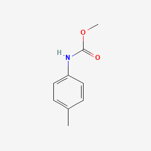 B3191595 Carbamic acid, 4-methylphenyl, methyl ester CAS No. 5602-96-0