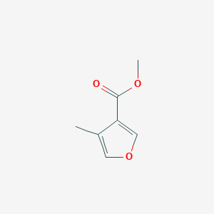 molecular formula C7H8O3 B3191752 Methyl 4-methylfuran-3-carboxylate CAS No. 57279-03-5