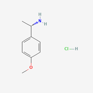 molecular formula C9H14ClNO B3191772 (S)-(-)-1-(4-METHOXYPHENYL)ETHYLAMINE-HCl CAS No. 574744-39-1