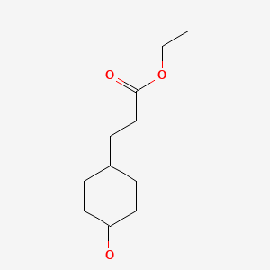 molecular formula C11H18O3 B3191808 Ethyl 3-(4-oxocyclohexyl)propanoate CAS No. 58012-66-1