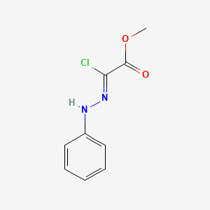 molecular formula C9H9ClN2O2 B3191825 Methyl chloro(phenylhydrazono)acetate CAS No. 58131-64-9