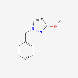 molecular formula C11H12N2O B3191837 1-Benzyl-3-methoxy-1H-pyrazole CAS No. 58365-15-4