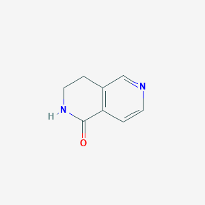 molecular formula C8H8N2O B3191858 2,6-Naphthyridin-1(2H)-one, 3,4-dihydro- CAS No. 58553-56-3