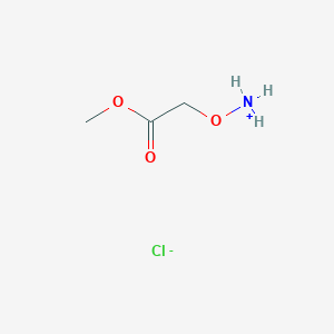 molecular formula C3H8ClNO3 B3191921 Methyl aminooxyacetate hydrochloride CAS No. 5940-07-8