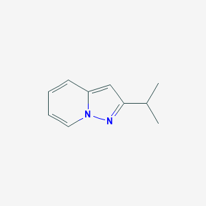 molecular formula C10H12N2 B3191979 2-异丙基吡唑并[1,5-a]吡啶 CAS No. 59942-84-6