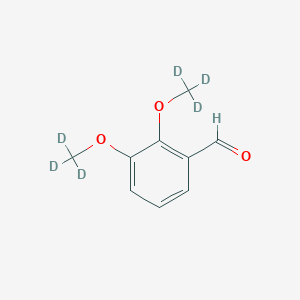 molecular formula C9H10O3 B031920 2,3-Bis(trideuteriomethoxy)benzaldehyde CAS No. 105258-77-3